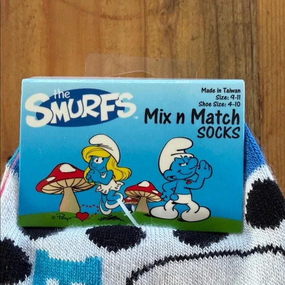 Smurfs Mix N Match Socks - Picture 2 of 6